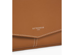 Sac pochette avec bandoulière amovible Charlotte en cuir lisse