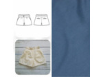 Christine Charles – Kit Couture Short Jillian Couleur Bleu Clair