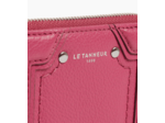 Porte cartes zippé Ella en cuir grainé