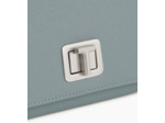 Mini sac bandoulière Eva en cuir grain caviar