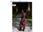 Fibre Mood - Tissu Sergé de Coton Souple "Deliz" Uni Couleur Chocolat