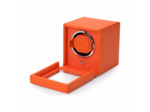 Remontoir pour montre automatique Wolf 1834 en cuir vegan orange