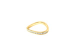 Bague Murat Seine en argent doré à l'or et oxyde de zirconium