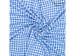 Fibre Mood - Tissu Vichy Seersucker "Zen" Bleu et Blanc