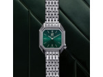 Montre March LA.B LADY MANSART ELECTRIQUE 26 MM - FOREST - Acier Poli Brossé 9 Maillons