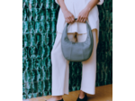 Sac hobo moyen modèle Juliette en cuir grainé