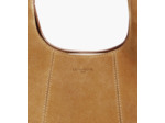 Petit sac à main Juliette en cuir refente de velours