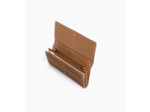 Grand portefeuille à rabat Louison en cuir grainé