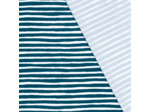 Sélection Coup de Coudre - Tissu Maille Maillot de Bain Rayures Bleu Marines
