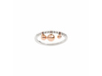 Bague DoDo Bollicine en or rose et argent