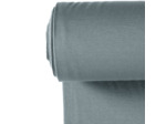 Sélection Coup de Coudre - Tissu Jersey Bord-Cotes Uni Couleur Bleu Acier