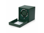 Remontoir pour montre automatique Wolf 1834 en cuir vegan vert
