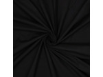 Fibre Mood - Tissu Popeline de Coton Lavé "Milena" Uni Couleur Noir