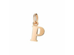 Pendentif DoDo Lettre P en Or rose