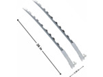 [REPLIQUE] Demon Slayer - Inosuke Lot d'épées doubles 66 cm de long