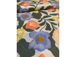 Nerida Hansen - Tissu Voile de Coton "London Floral" vert d'eau