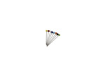 BOHIN - Boîte de 80 épingles à tête de verre extra-fines – 30 mm x Ø 0,60 mm – Assortiment de couleurs