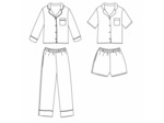 Ikatee – Patron Enfant Pyjama "Budapest" de 3 ans à 12 ans