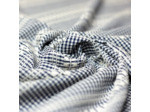 Sélection Coup de coudre - Tissu Vichy Rebrodé Bleu Marine