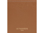 Porte monnaie zippé avec porte cartes amovible Albertine en cuir grainé