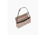 Sac porté épaule moyen modèle Solaise en cuir lisse effet box