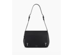 Sac bandoulière moyen modèle Simone en cuir grainé