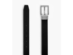 Ceinture homme classique avec boucle carrée en cuir lisse