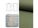 Christine Charles – Kit Couture Robe Yselda Uni Couleur Kaki