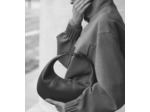 Petit sac hobo Juliette en cuir grainé