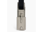 Petite sacoche zippée Emile en cuir signature T