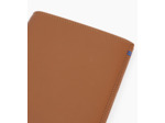 Grand portefeuille vertical zippé Martin en cuir lisse