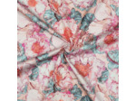 Nerida Hansen - Satin de Coton Impression Digitale "Anémone du Japon"