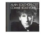 Cd Alain Souchon - C'Est Comme Vous Voulez. (1985)