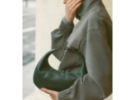 Petit sac hobo Juliette en cuir grainé