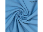 Fibre Mood - Tissu Aspect Tencel en Viscose Melangé  "Naima" Uni Couleur Bleu Clair