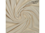 Fibre Mood - Tissu Velours Hi-Low Uni "Ivanna" Couleur Crème - coupon 1,7m