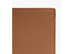 Petit portefeuille vertical zippé 2 volets Lucien en cuir grainé