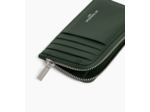 Porte cartes large zippé Lucien en cuir grainé