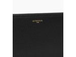 Compagnon zippé Emilie en cuir signature T