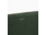 Pochette ordinateur 14" en cuir grainé