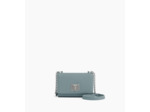 Mini sac bandoulière Eva en cuir grain caviar