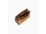 Sac porté épaule grand modèle Emie en cuir lisse et nubuck