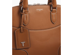 Sac à main moyen modèle Romy en cuir grainé et lisse