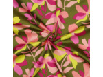Nerida Hansen - Satin de Coton "Cloverdale" Kaki