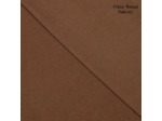 Fibre Mood - Tissu Sergé de Coton Souple "Deliz" Uni Couleur Chocolat