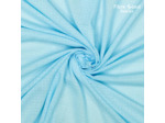 Fibre Mood - Tissu Voile de Coton "London" Couleur Bleu Cielà Motif Petits Carreaux