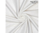 Fibre Mood - Tissu Jersey de Lin "Thalia"Uni Blanc