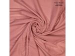 Fibre Mood - Tissu Jacquard de Tencel à Motif Carreaux Uni Couleur Rose Corail