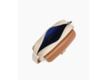 Petit sac bandoulière Maurice en toile coton et cuir lisse semi-végétal