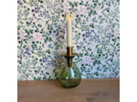 Porte-bougie carafe Or / Blanc